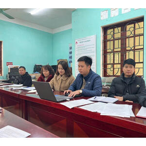 Ngày 11 tháng 2 năm 2025 họp Ban giám đốc THTHCĐ xã