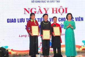 Ngày hội giao lưu Toán, Tiếng việt cho học viên xóa mù chữ cấp tỉnh năm 2024